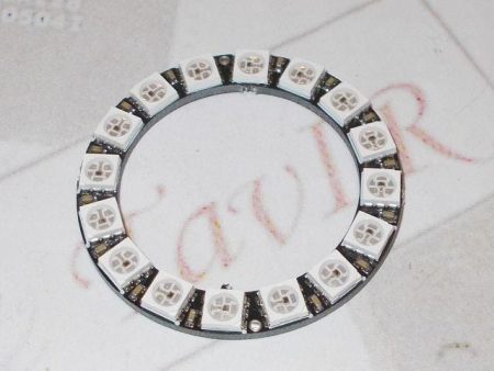 NeoPixel gyűrű RGB LED-sor (16x RGB LED, WS2812) - Image 2