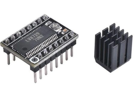 LV8729 stepper vezérlő modul (hűtőbordával) [1.5A@8..35V]