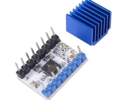 TMC2208 stepper vezérlő modul (hűtőbordával) [1.4A@5..36V] - Image 2