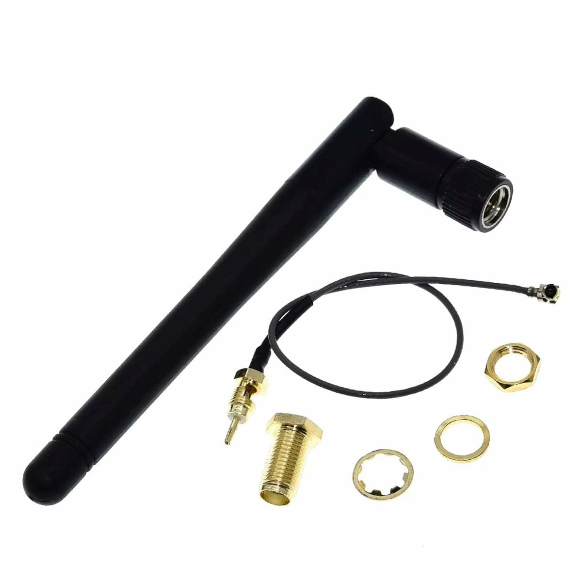 WiFi antenna (uFL - SMA; 2.4GHz; 2.5dBi)