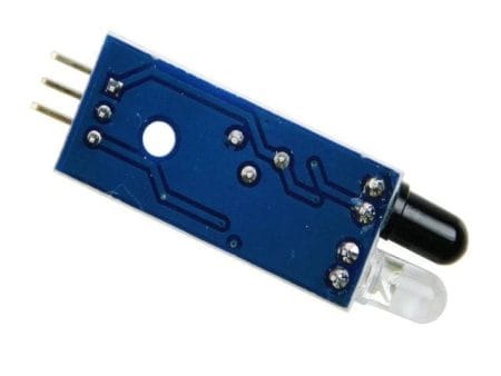 Infravörös ütközésérzékelő akadályszenzor modul Arduino és intelligens robotautó vezérléshez, állítható érzékenységgel