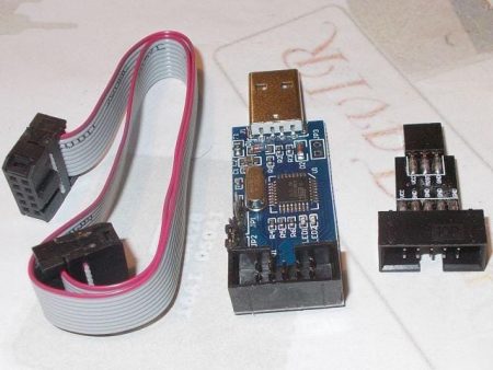 TavIR USBasp USB programozó (ISP10/6 konverterrel) - Image 4