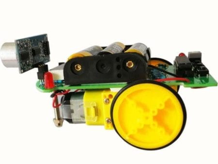 Falkövető robotautó (ultrahangos, távolságmérő) (D2-4) - Image 3