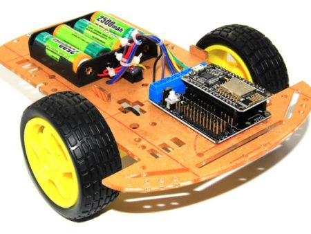 WifiCar (NODEMCU/ESP12E, Motorshield, 2WD váz)