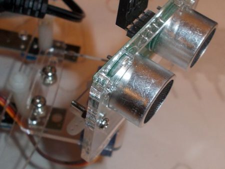Robot ultrahang kit (tartóelemek, SG90 szervo, SR04 szenzor) - Image 2