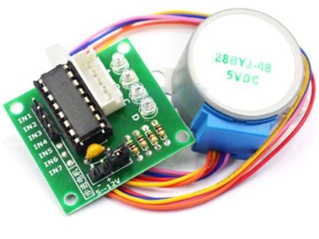 Mini léptetőmotor (28BYJ-48) + ULN2308 meghajtólap