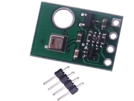 AHT20 hő-/páraszenzor (I2C) modul (zöld PCB)