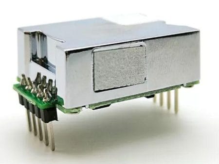 MH-Z19C szén-dioxid (CO2) szenzor modul (ezüst, nonWinsen)