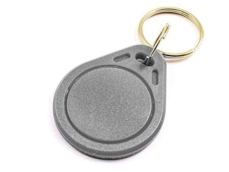 S50/Mifare (1k) szürke RFID kulcstartó (írható, ISO14443A/UID)