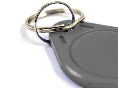 S50/Mifare (1k) szürke RFID kulcstartó (írható, ISO14443A/UID) - Image 2