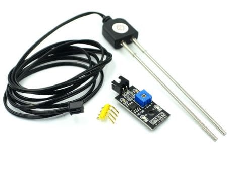 Talajnedvesség-szenzor (vezetőképességi, tüskeszenzor)