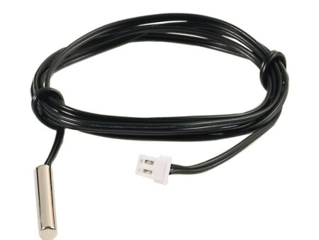 Vízálló NTC 10K hőmérséklet‑érzékelő szonda, 2 méteres kábellel és JST XH2.54 csatlakozóval, Arduino és W1209 hőmérséklet‑szabályzóhoz használható