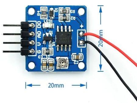Piezo rezgés-szenzor modul (tokos) - Image 4