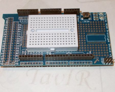 Csupalyuk shield Mega (Protoshield Mega laphoz + 170 breadboard)