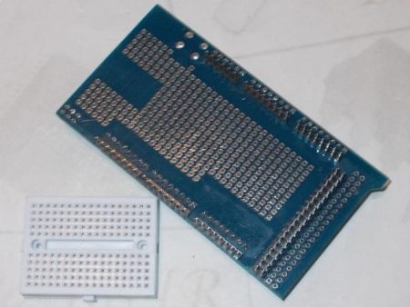 Csupalyuk shield Mega (Protoshield Mega laphoz + 170 breadboard) - Image 4