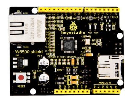 Ethernet Wiznet shield (W5500 chip, LAN) [Keyes]
