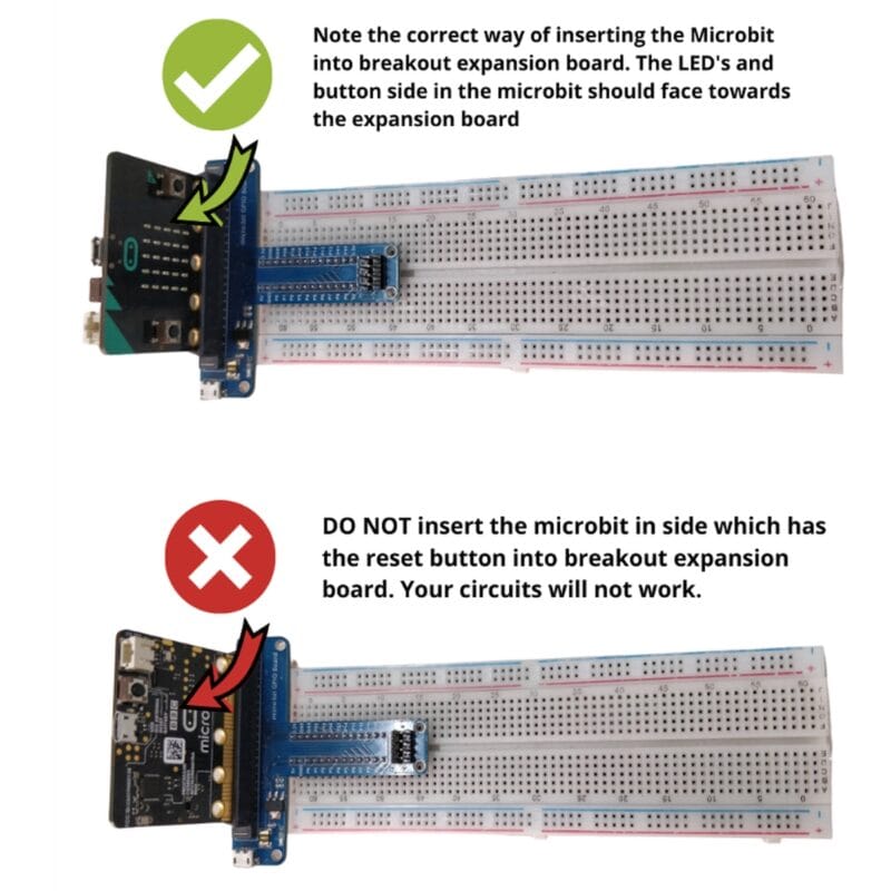 Micro Modulok Micro:bit bővítőpanel - GPIO bővítőlap (T-type) - TavIR WebShop