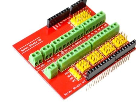 Screw shield v1 UNO (nyákcsatlakozó, szenzorkivezetés, tápellátás) - Image 9